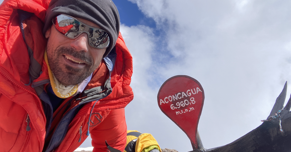 Aconcagua, Polnischer Gletscher, Summit