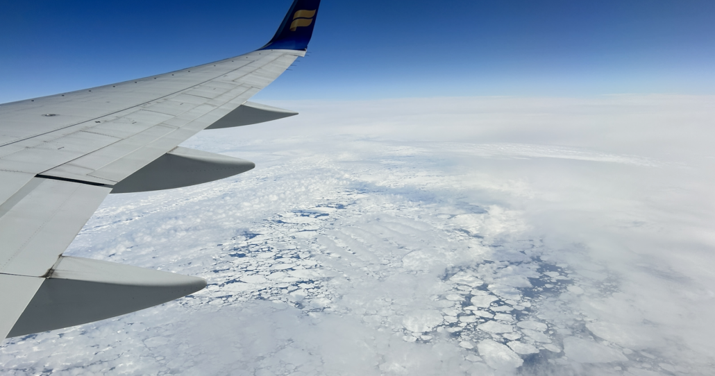 Flight to Mt. Vinson, Antarktis